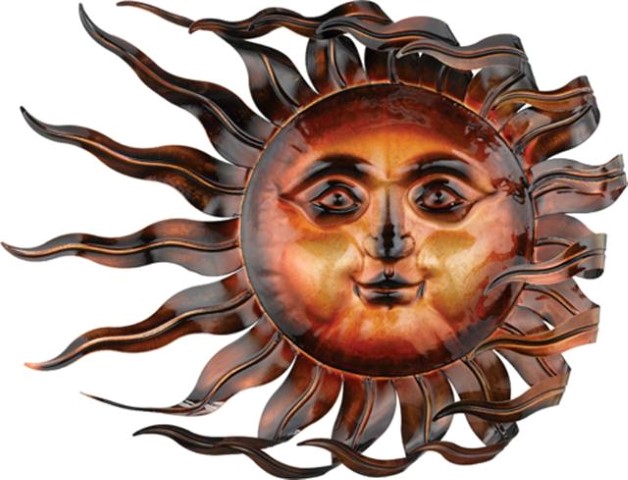 26in Windswept Sun Wall Art